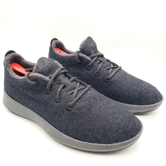 ALLBIRDS Mizzle Wool Runner Mens Size 11 Running Shoes 05619 NV1 Gray Sneakes